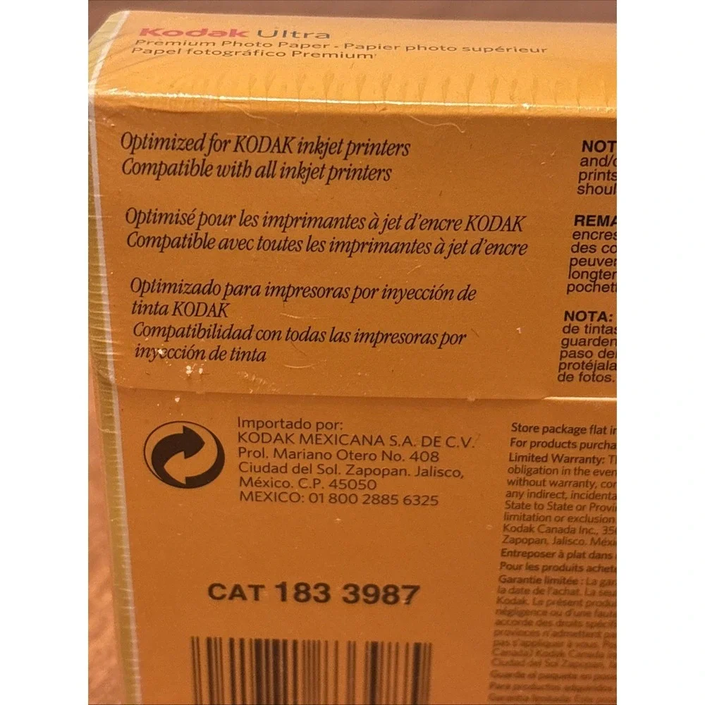 Kodak Ultra Premium Photo Paper 4x6